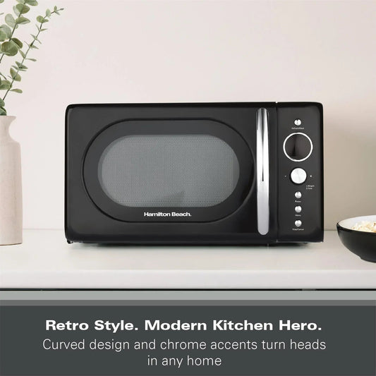 Hamilton Beach 20L Retro Microwave – Black