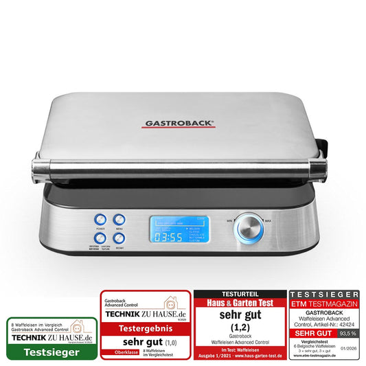 Gastroback 62424 Waffle Maker Advanced Control – main view