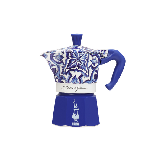 Bialetti X Dolce&Gabbana Blå Medelhavet Moka Express - Tiny Lux