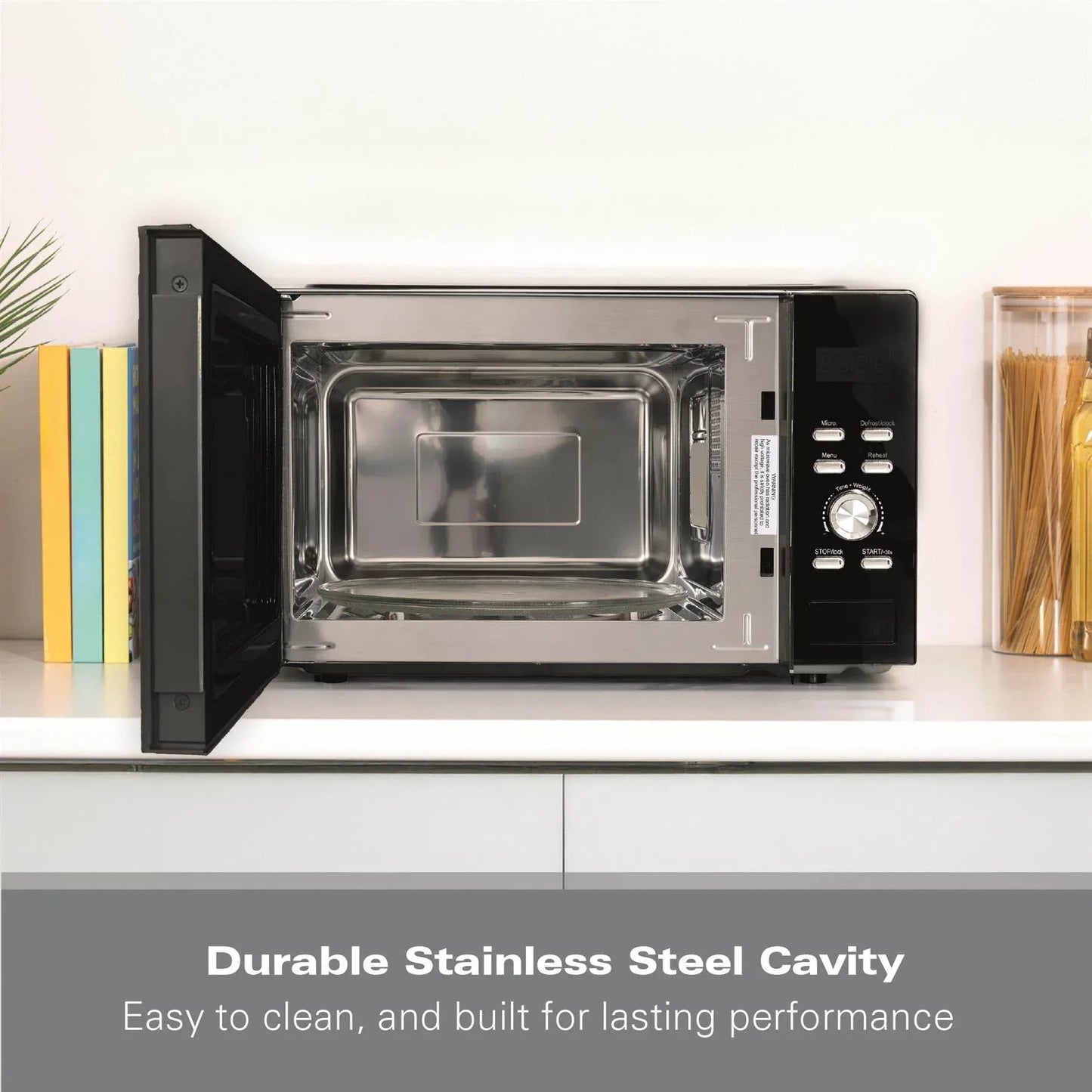 Hamilton Beach 30L Black Family Microwave