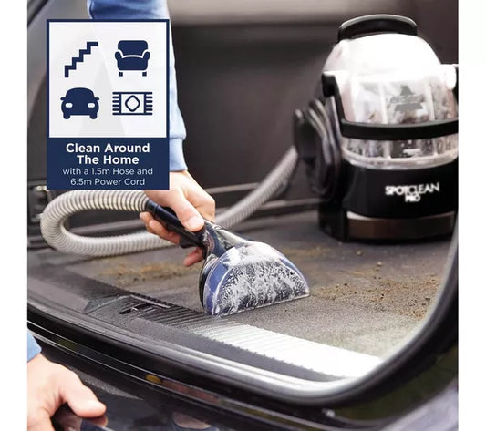 BISSELL SpotClean Pro 1558E Tragbarer Teppich- und Polsterreiniger – Schwarz