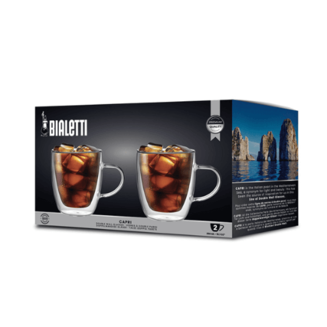 Capri doppelwandige Glastassen (350ml - 2er Set) - Tiny Lux