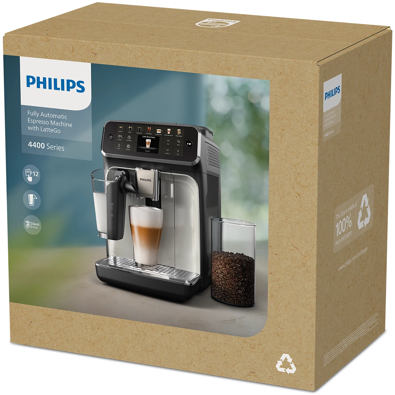 Philips Series 4400 EP4446/70 Full Automatic Espresso Machine