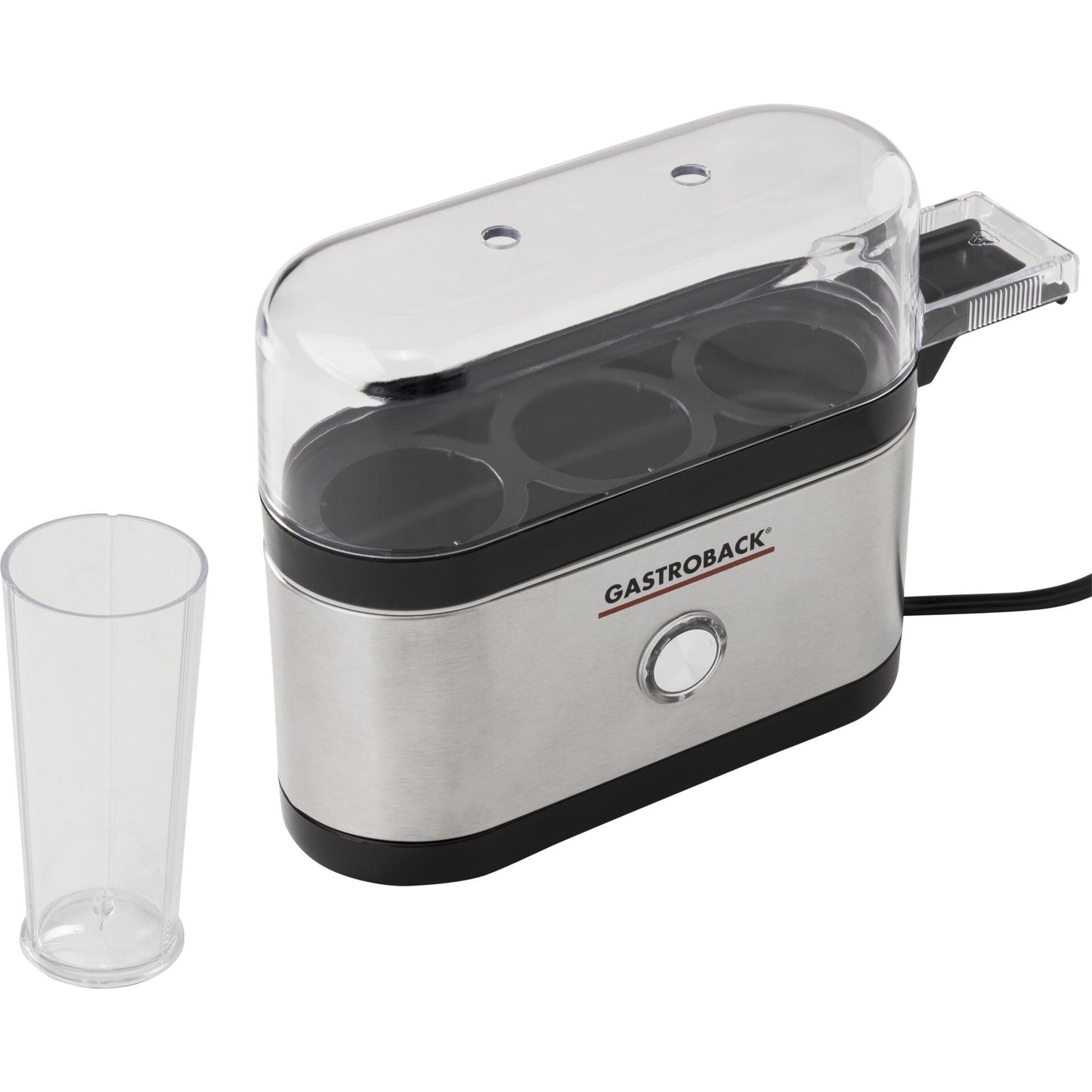 Gastroback Design Mini 3 egg(s) 350 W Black, Stainless steel -