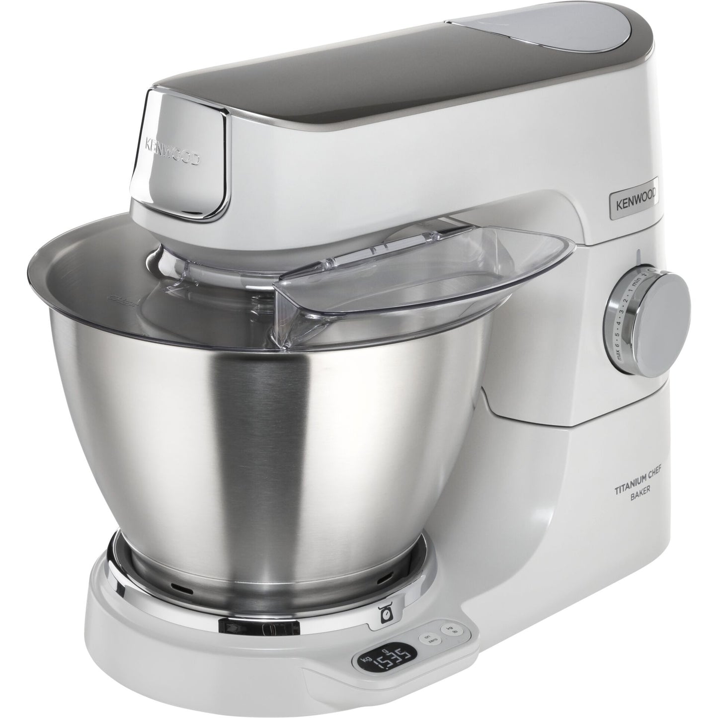 Kenwood KVC65.001WH food processor 1200 W 5 L Stainless steel, White