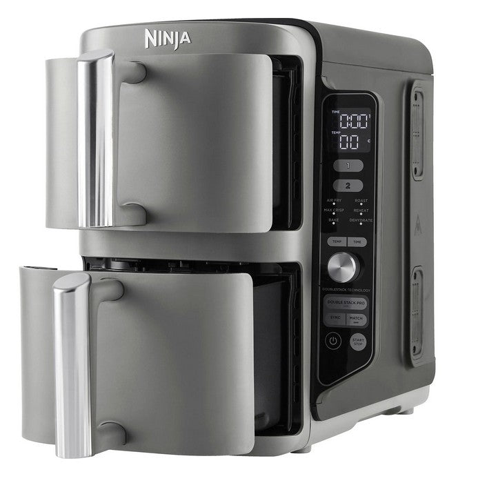 Ninja SL400UK Double Stack XL 9.5L Hot Air Fryer with 2 Drawers and 2