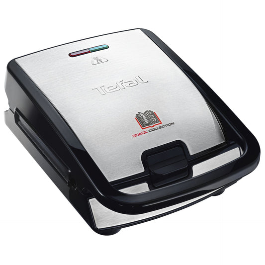 Tefal SW854D sandwich maker 700 W Black, Stainless steel - Tefal