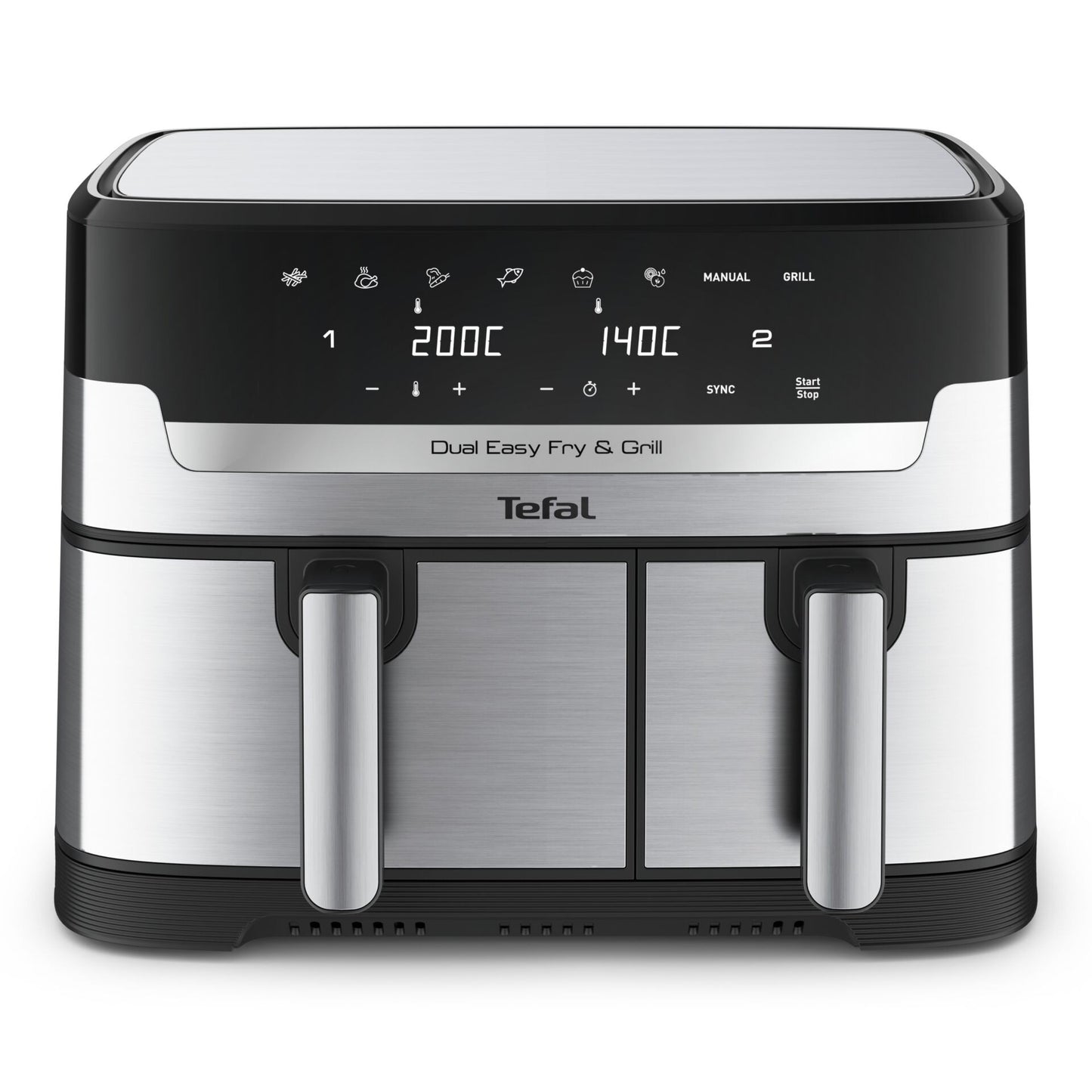 Tefal Dual Easy Fry & Grill EY905D Double 8.3 L Stand-alone 2700 W