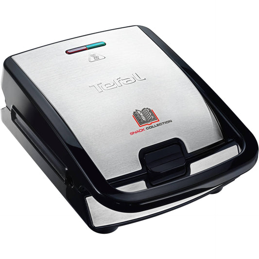 Tefal Snack Collection SW852D sandwich maker 700 W Black, Stainless