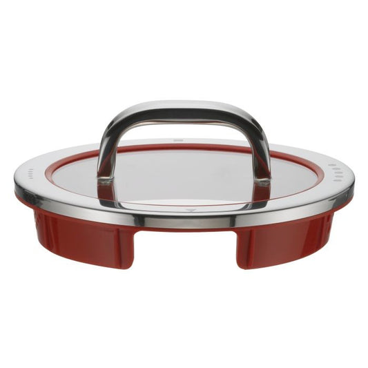 WMF 8900541245 pan lid Round Red, Stainless steel - WMF 8900541245,
