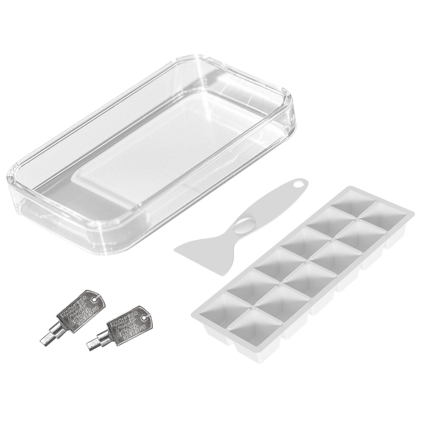 HOMCOM 46 Litre Lockable Countertop Fridge - Black