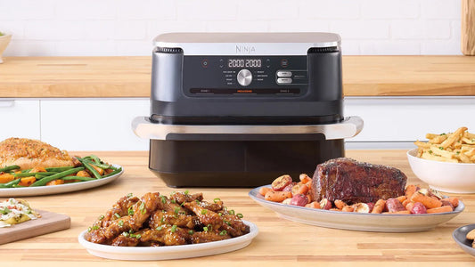 Cook Smarter, Bigger, and Faster: Ninja Foodi FlexDrawer Dual Air Fryer 10.4L AF500UK at Tiny Lux