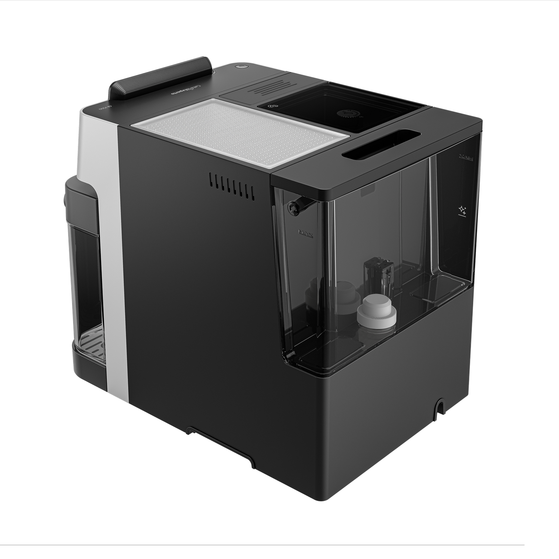 Beko CEG7304X - built-in conical burr grinder detail
