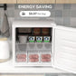 HOMCOM 35L Mini Freezer, -24℃ to -14℃ Temperature - White
