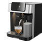 Beko CEG7304X CaffeExperto bean to cup coffee machine - side profile view
