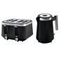 Russell Hobbs Bronte Black Kettle with matching toaster set