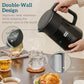 HOMCOM Electric Kettle, 1.7L Fast Boil 3kW Water Kettle with UK Strix Thermostat, LED Display, Keep Warm Function, Black