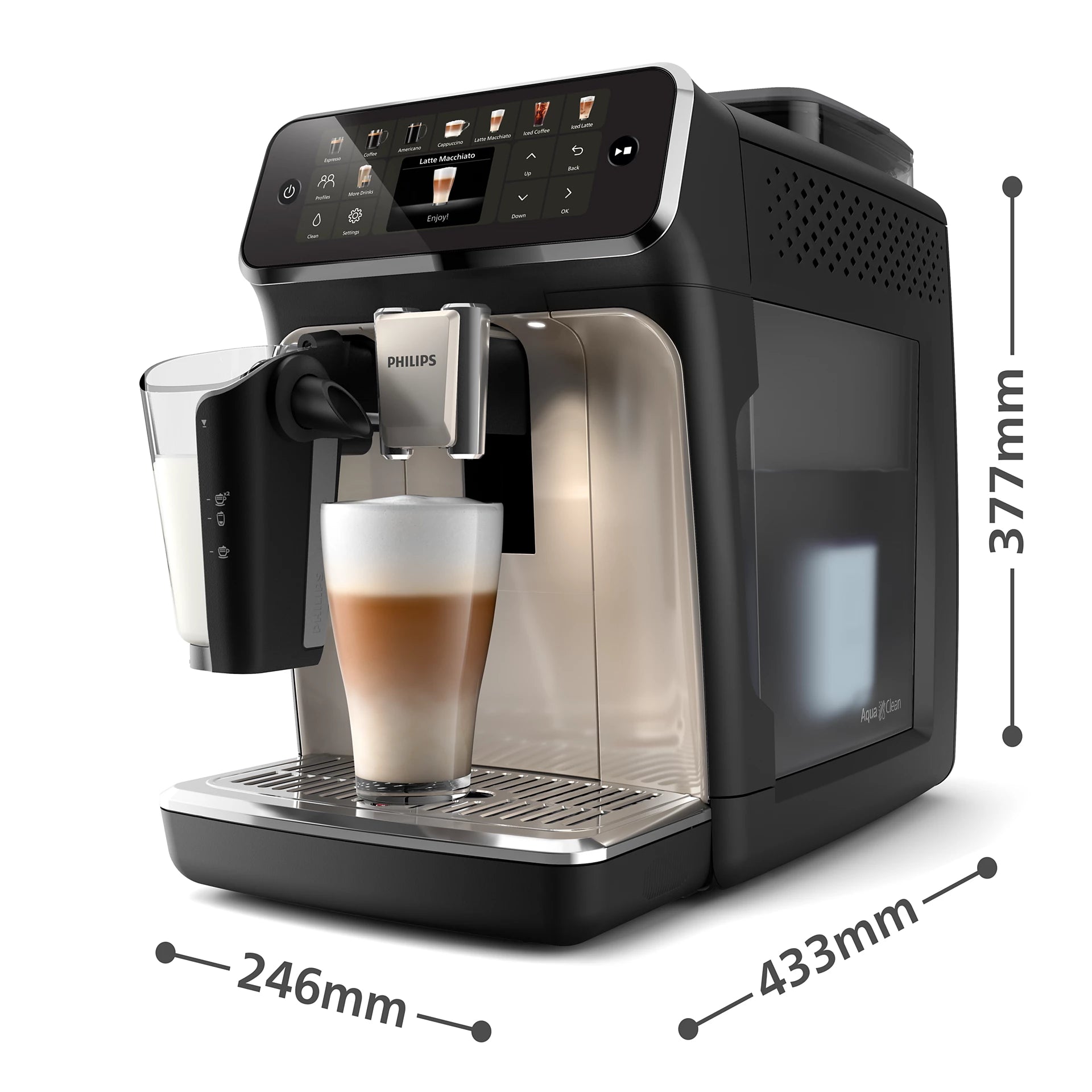 Philips 5500 Series LatteGo EP5547/90 Fully Automatic Espresso Machine image 3