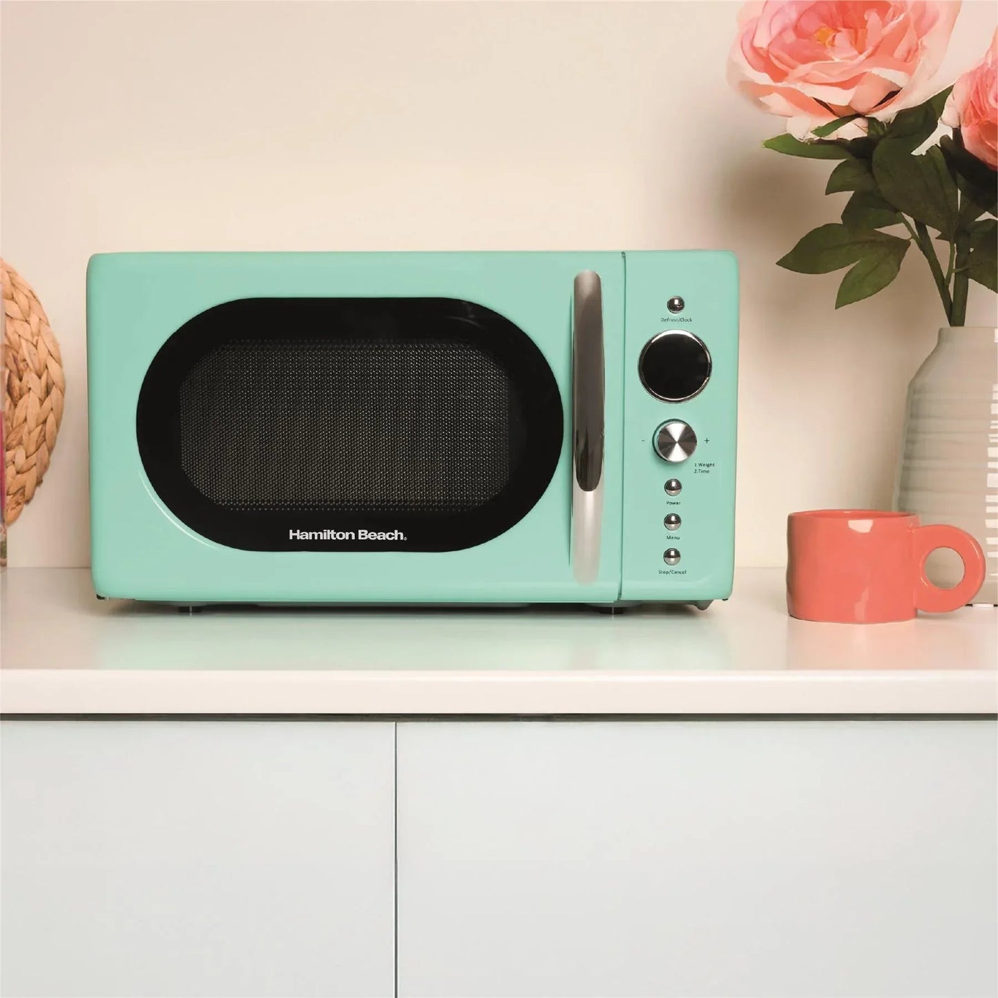 Hamilton Beach 20L Retro Microwave – Mint