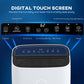 HOMCOM 20L/Day Portable Dehumidifier for Home, with LED Screen, Sleep Mode, 24H Timer, 4L Water Tank, Electric Air Dehumidifier for Damp Laundry Bedroom Basement