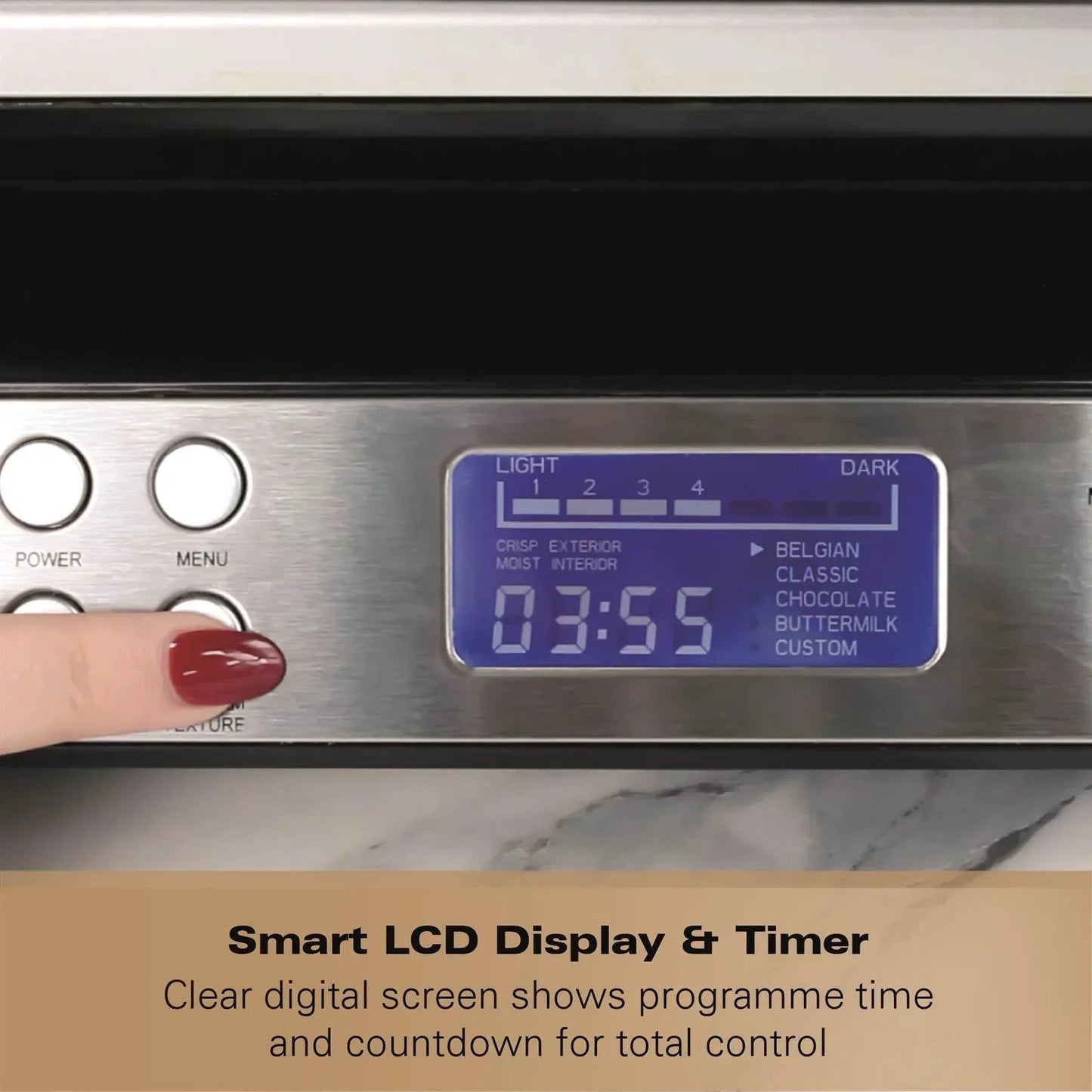 Hamilton Beach Pro Smart Waffle Maker