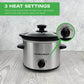 Hamilton Beach The Mighty Mini 1.8L Slow Cooker – Stainless Steel