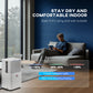 HOMCOM 10L/Day Dehumidifier with 2L Water Tank, Laundry Drying, Automatic Humidity Sensor, Electric Portable Dehumidifier with 24H Timer, 3 Modes for Home Damp, Mould and Condensation