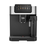 Beko CEG7304X CaffeExperto bean to cup coffee machine - stainless steel, front view