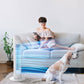HOMCOM Tower Fan for Bedroom Cooling, 30 Inch Electric 70° Oscillating Fan with 3 Speed Settings, Standing Floor Fan for Home Office Indoor, White