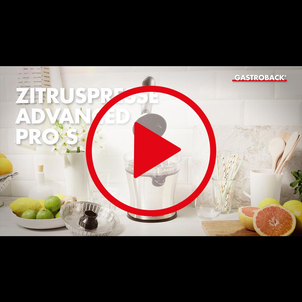 Gastroback 61150 Citrus Juicer Advanced Pro S – stainless steel reamer
