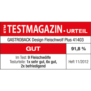 Gastroback 61403 Design Mincer Plus – award