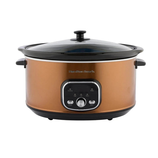 Hamilton Beach Digital 6.5L Oval Slow Cooker – Copper