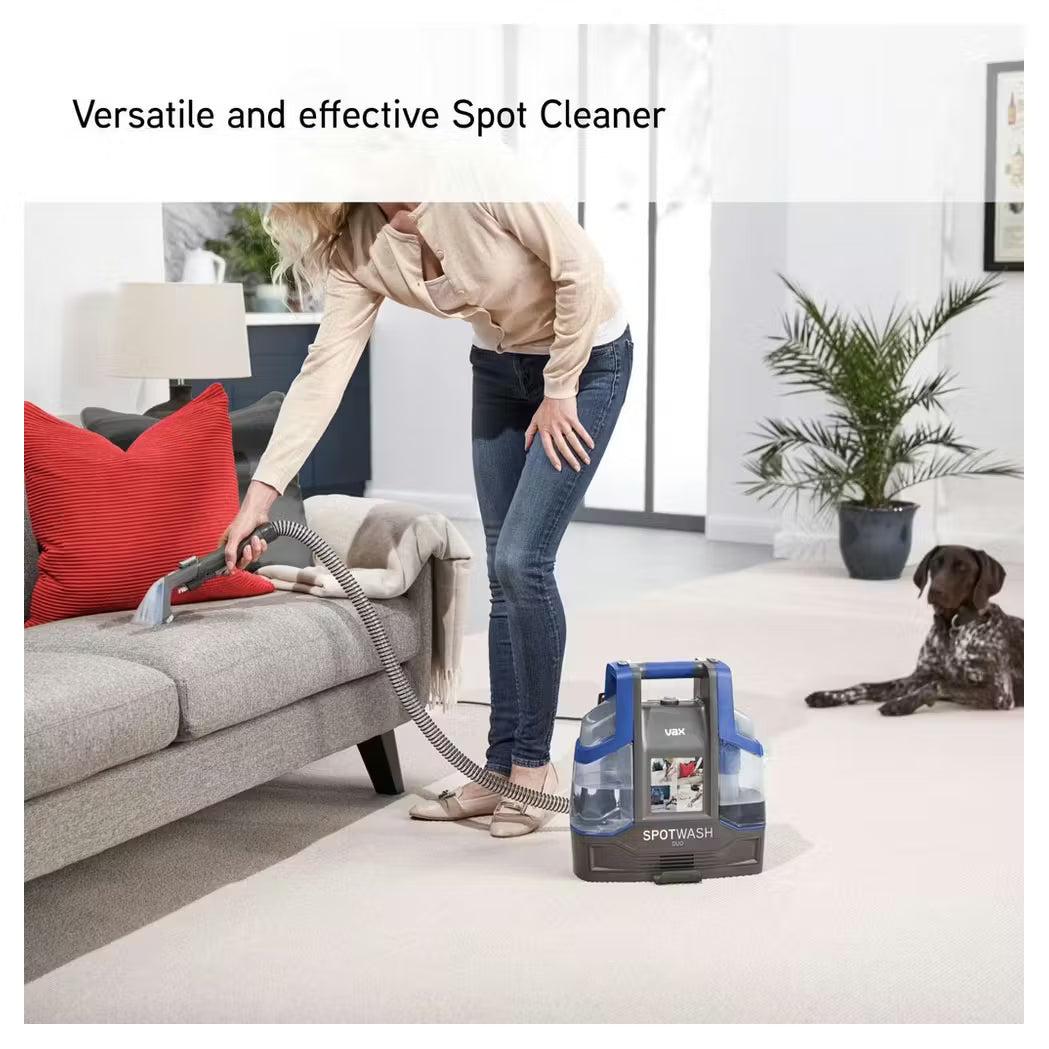 VAX CDCW-CSXA Limpiador de manchas portátil SpotWash Duo — Azul y gris