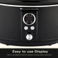 Hamilton Beach Digital 6.5L Oval Slow Cooker – Black