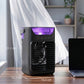 HOMCOM Air Cooler with Adjustable Head, Portable Air Conditioner with 3 Wind Speed, 2 Cool Mist, RGB Light, Black