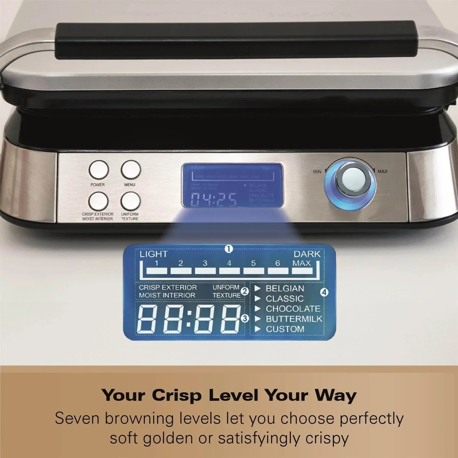 Hamilton Beach Pro Smart Waffle Maker