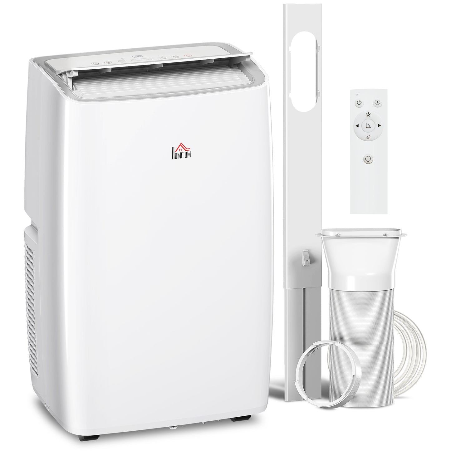 HOMCOM Portable Air Conditioner 12000 BTU BTU, 4-in-1 Air Conditioning Unit, Dehumidifier, Cooling, Fan, Child Lock, 35 m²
