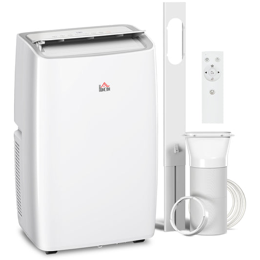 HOMCOM Portable Air Conditioner 12000 BTU BTU, 4-in-1 Air Conditioning Unit, Dehumidifier, Cooling, Fan, Child Lock, 35 m²