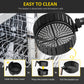 HOMCOM 5.5L 1700W Air Fryer, with Digital Display, 80-200℃ Temperature