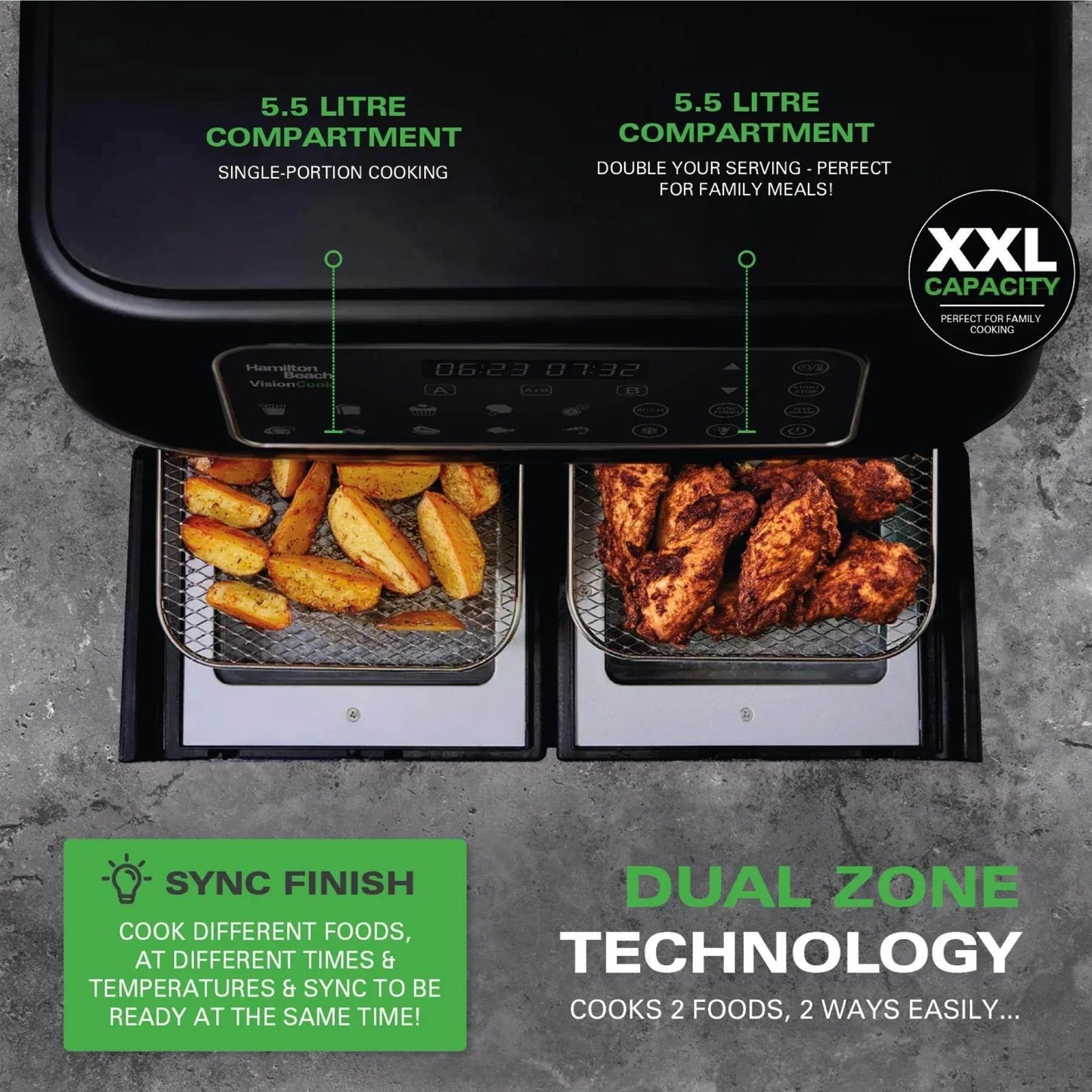 Hamilton Beach VisionCook 11L - Smart Finish Function