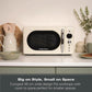 Hamilton Beach 20L Retro Microwave – Cream