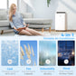 HOMCOM Portable Air Conditioner 12000 BTU BTU, 4-in-1 Air Conditioning Unit, Dehumidifier, Cooling, Fan, Child Lock, 35 m²