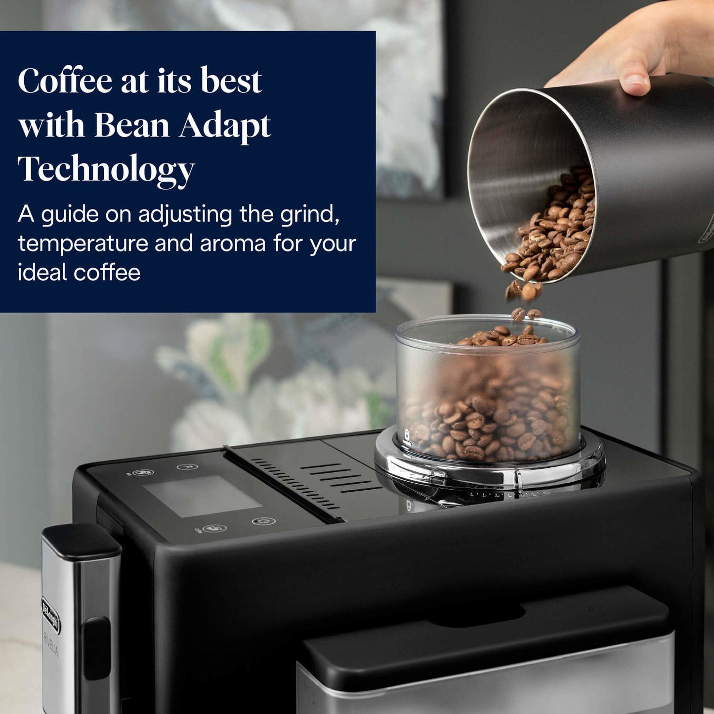 Delonghi Rivelia EXAM440.55.B Bean to Cup Coffee Machine - Black