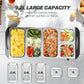 HOMCOM 5 Tray Electric Food Warmer Buffet Server with Warming Plate, Cool Touch Handles, Adjustable Temperature, 300W, 3 x 2.4L and 2 x 1L Pans