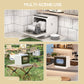 HOMCOM Six-Programme Countertop Dishwasher - White