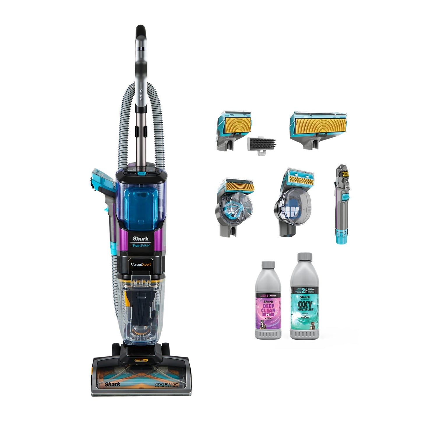 SharkNinja CarpetXpert HairPro Pet Deep Carpet Cleaner EX300UK — Negro