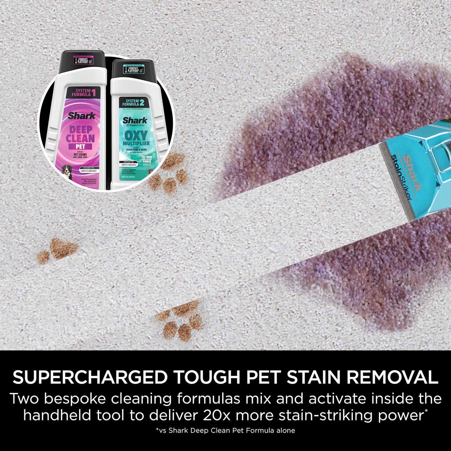SharkNinja CarpetXpert HairPro Pet Deep Carpet Cleaner EX300UK — Negro