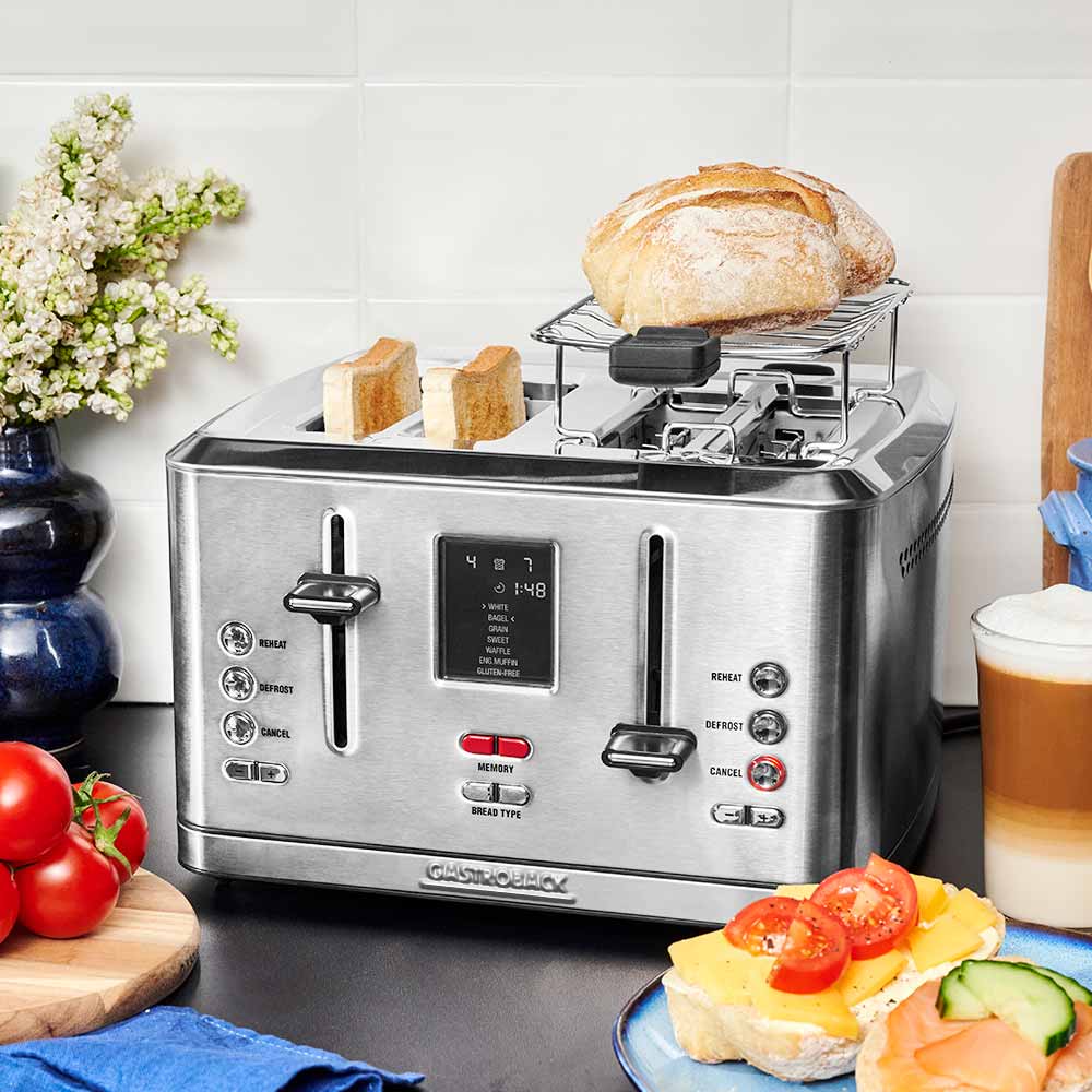 Gastroback 62396 Design Toaster Digital 4-Slice – control panel