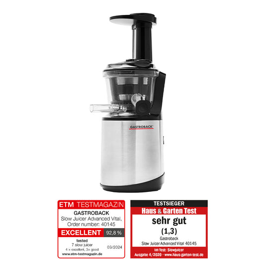 Gastroback Slow Juicer Advanced Vital 60145 cold press masticating juicer