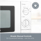 Hamilton Beach 20L Standard White Microwave